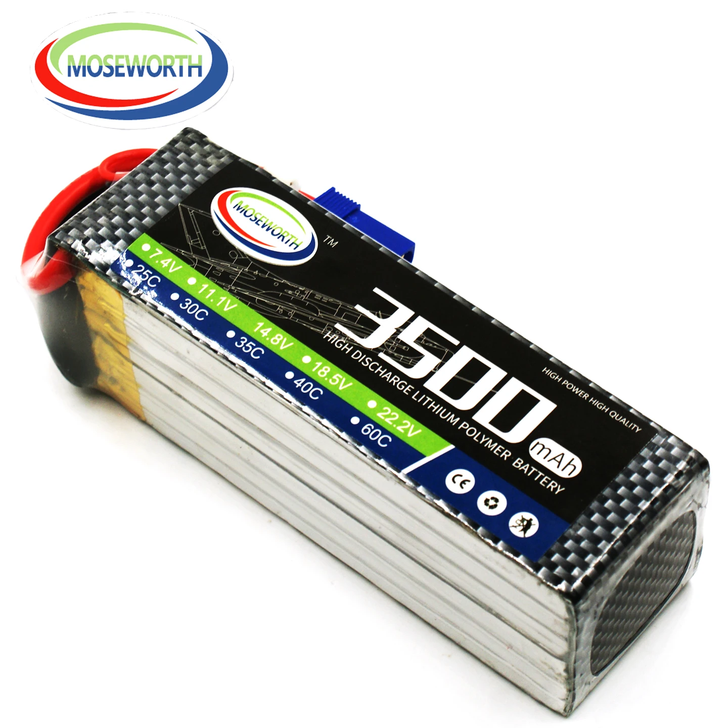 3500mah Lipo batterie 2s 3s 4s 5s 6s 7,4 V 11,1 V 14,8 V 22,2 V 25c 30c 35c 40c 60c RC Spielzeug Lipo batterien RC Teile Flugzeug Drohne