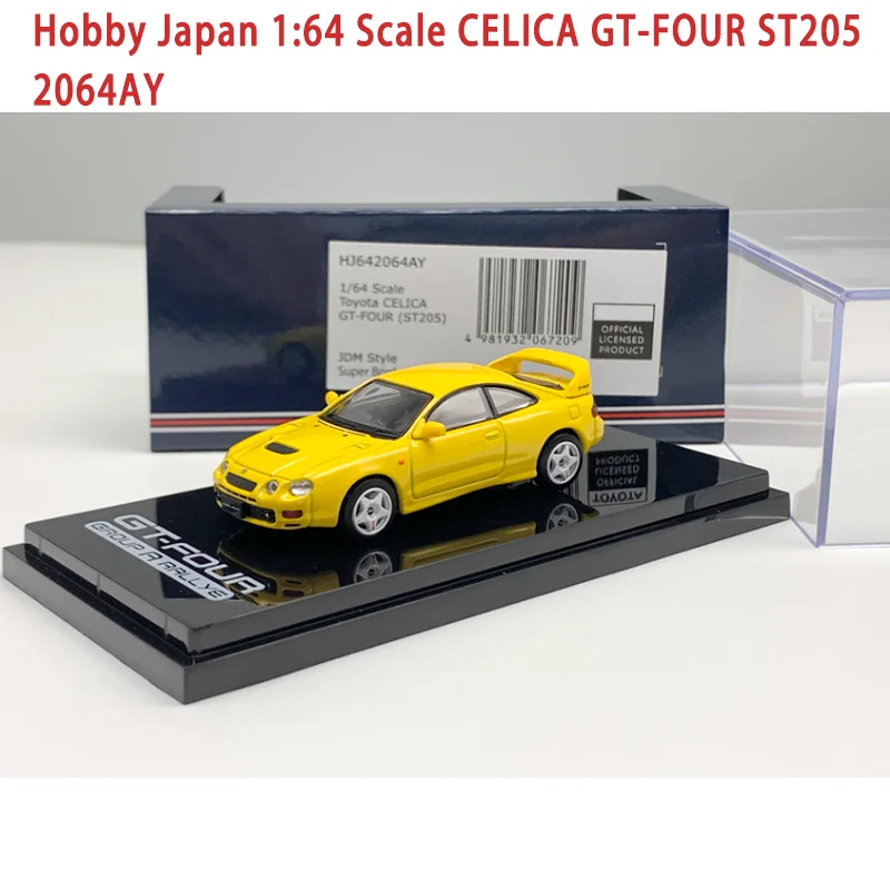 Hobby Japan Diecast 1:64 Maßstab CELICA GT-FOUR ST205 Legierung Simulationsautomodell Hobby-Sammlung Souvenir Geschenk Statische Ausstellung