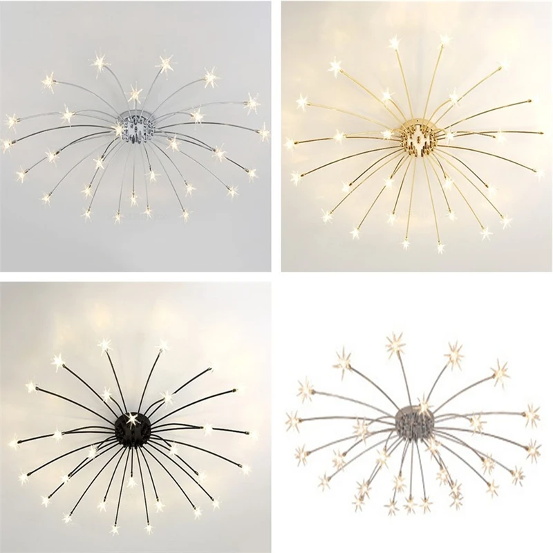 Norbic Moderne Led Decke Licht Kreative Eis Blume Glas Decke Lampen für Wohnzimmer Schlafzimmer Lampe Designer Leuchten