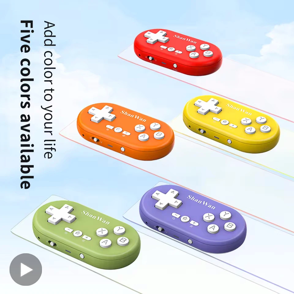 Mini Control Gamepad Bluetooth Für iPhone Android PS4 PS3 Schalter Xbox Mobile PC IOS TV Gaming Wireless Controller Telefon Game Pad