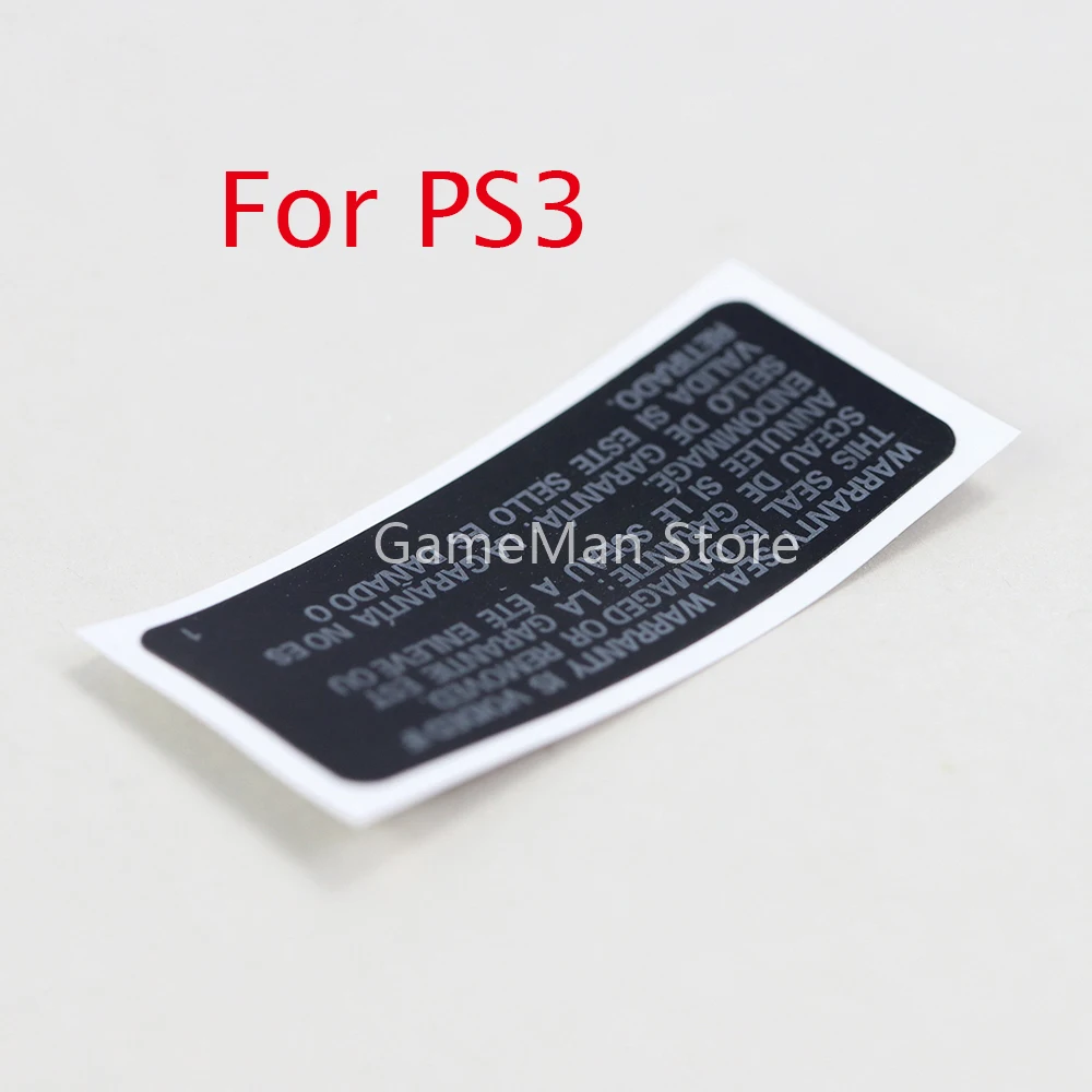 2 Stück Etikettenaufkleber für PS3 Playstations 3 Spielkonsole Gehäuse Case Shell Aufkleber Siegel