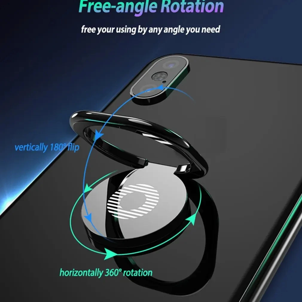 Socket 360-degree Metal Ring Phone Stand; Smartphone Phone Grip Stand; Suitable for Any Phone