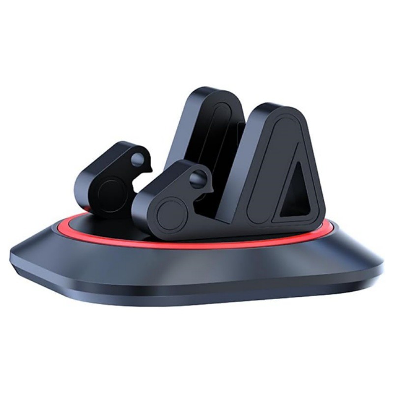 Multifunctional 360-Degree Rotating PC Silicone Phone Mount, Dashboard Smartphone Mount, Gear-Shaped Base Design, Universal Fit, Compatible with All Types of Phones, for In-Car Use