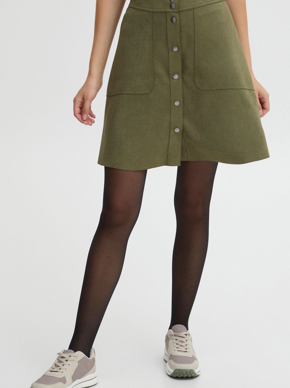 OXMO A-Linien-Rock Damen oliv, 42