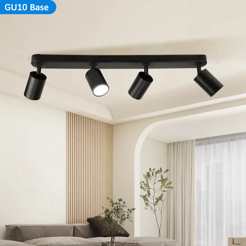 Deckenstrahler LED austauschbare Glühbirne GU10 Shop Kronleuchter Deckenleuchte Schlafzimmer Flur Glanz Raumdekor LED Pendelleuchten