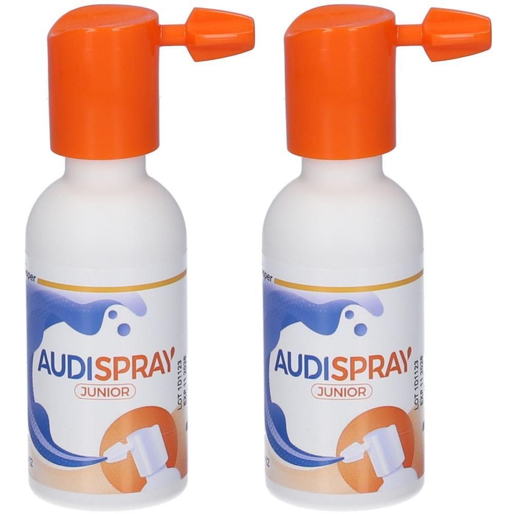 Audispray Junior Detersione Dell'Orecchio 2x25 ml Spray