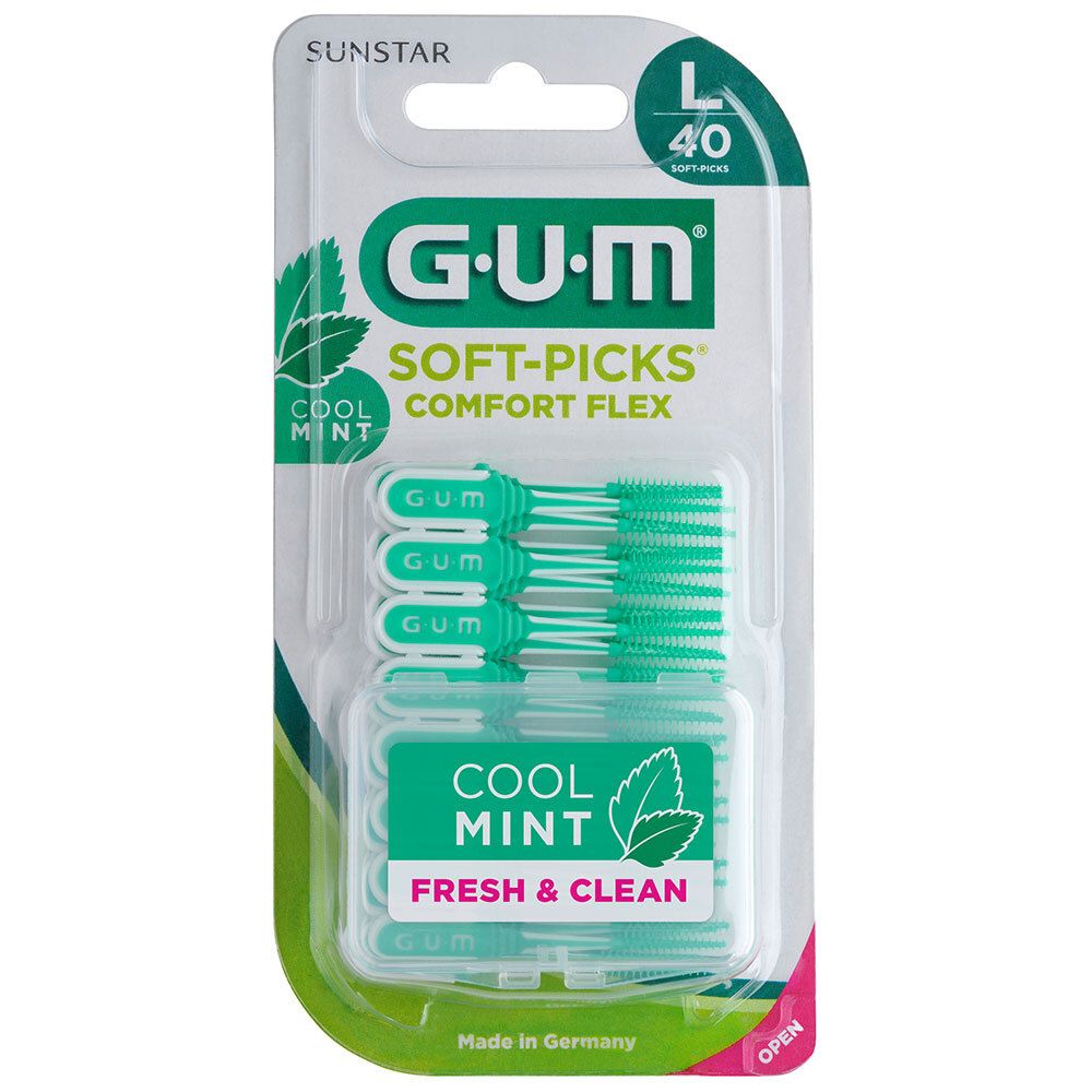 Gum Soft Pick Comfort Flex Cool Mint Large Scovolini 40 Pezzi pz Altro