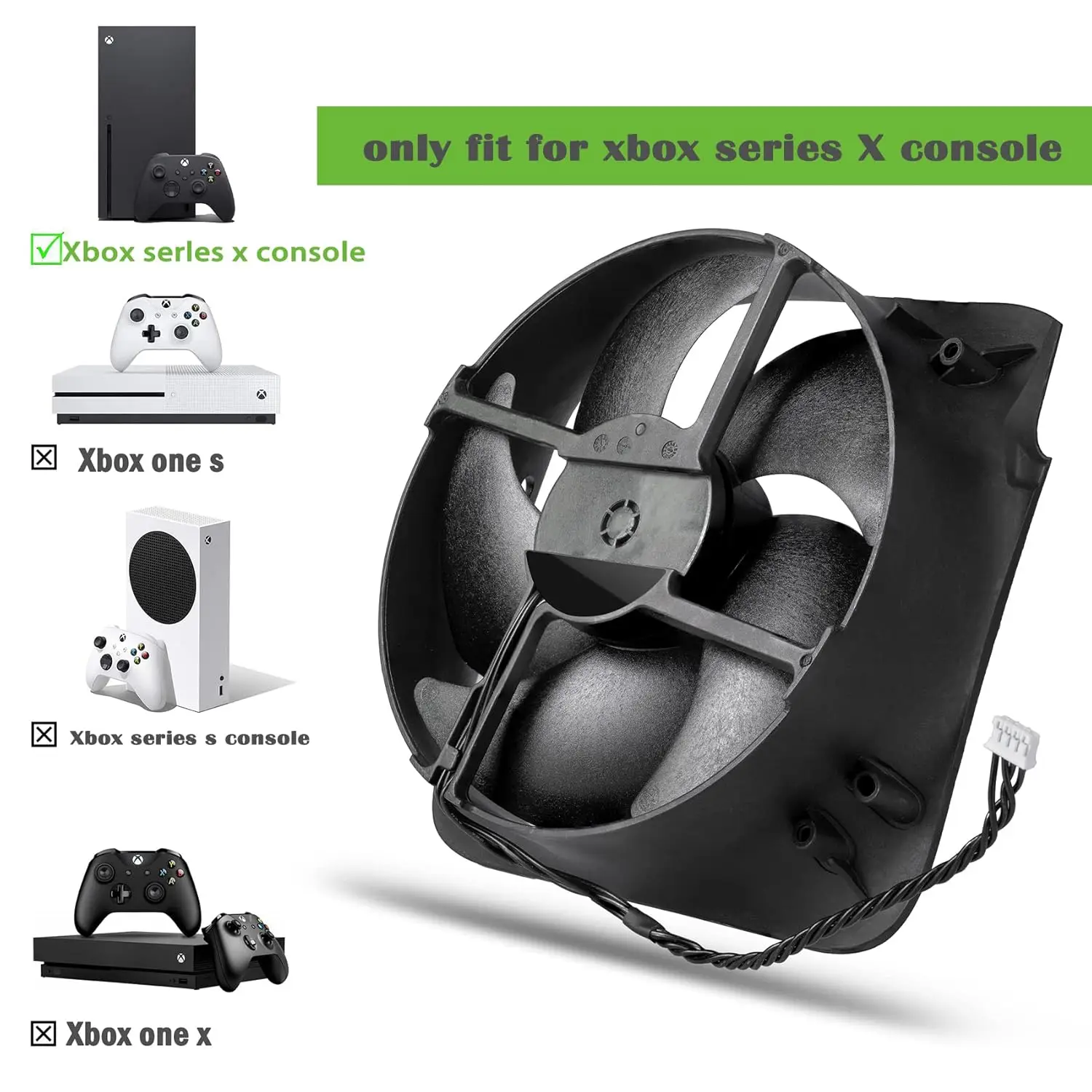 Replacement of Internal Cooling Fan for Xbox one S Console,For XBOX Series S X console cooler fan for xbox Series x repair parts