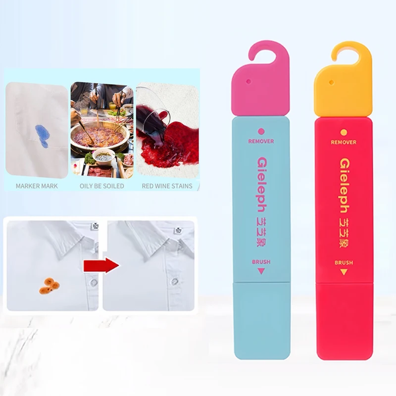 12ml No Wash Stain Remover Pens Portable Cleaning Brushes Clothes Instant Stain Remover Pens For Clothes And Fabric