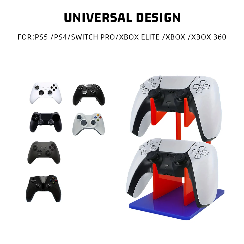 Universal bracket for PS5/PS4/Switch Pro/Xbox Elite/Xbox/Xbox 360 double-layer gamepads