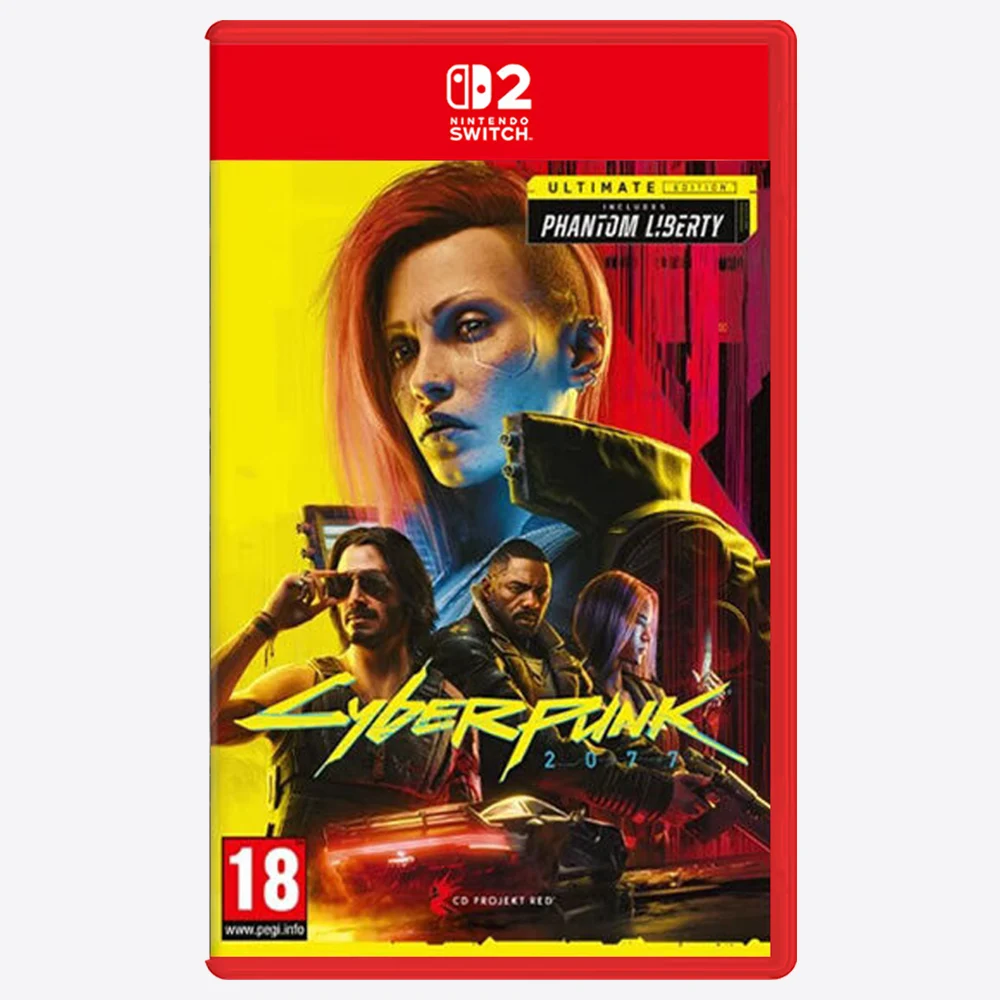 Nintendo Switch 2 Physical Game Card Cyberpunk 2077 Ultimate Edition Nintendo Switch 2 Games Deals Support 1 Player for Switch 2