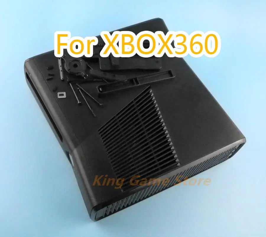 1set Replacement Black Completely Full set Housing Shell Case for XBOX 360 xbox 360 Slim console Parts Accessories