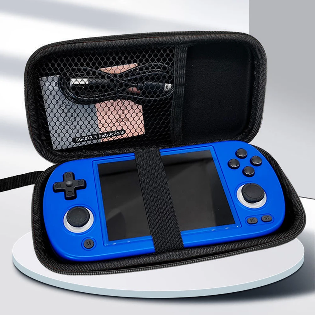 For Anbernic RG40XX H Video Game Console EVA Hard Carrying Case w/ Screen Protector Set Hard Shell Storage Bag Game Accessories