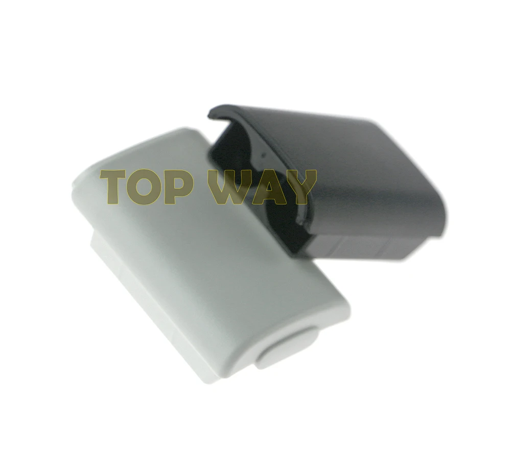 1Pcs Battery Cover Door For Xbox 360 Wireless Controller Black White Color Back Case Shell Pack Kit For Xbox360