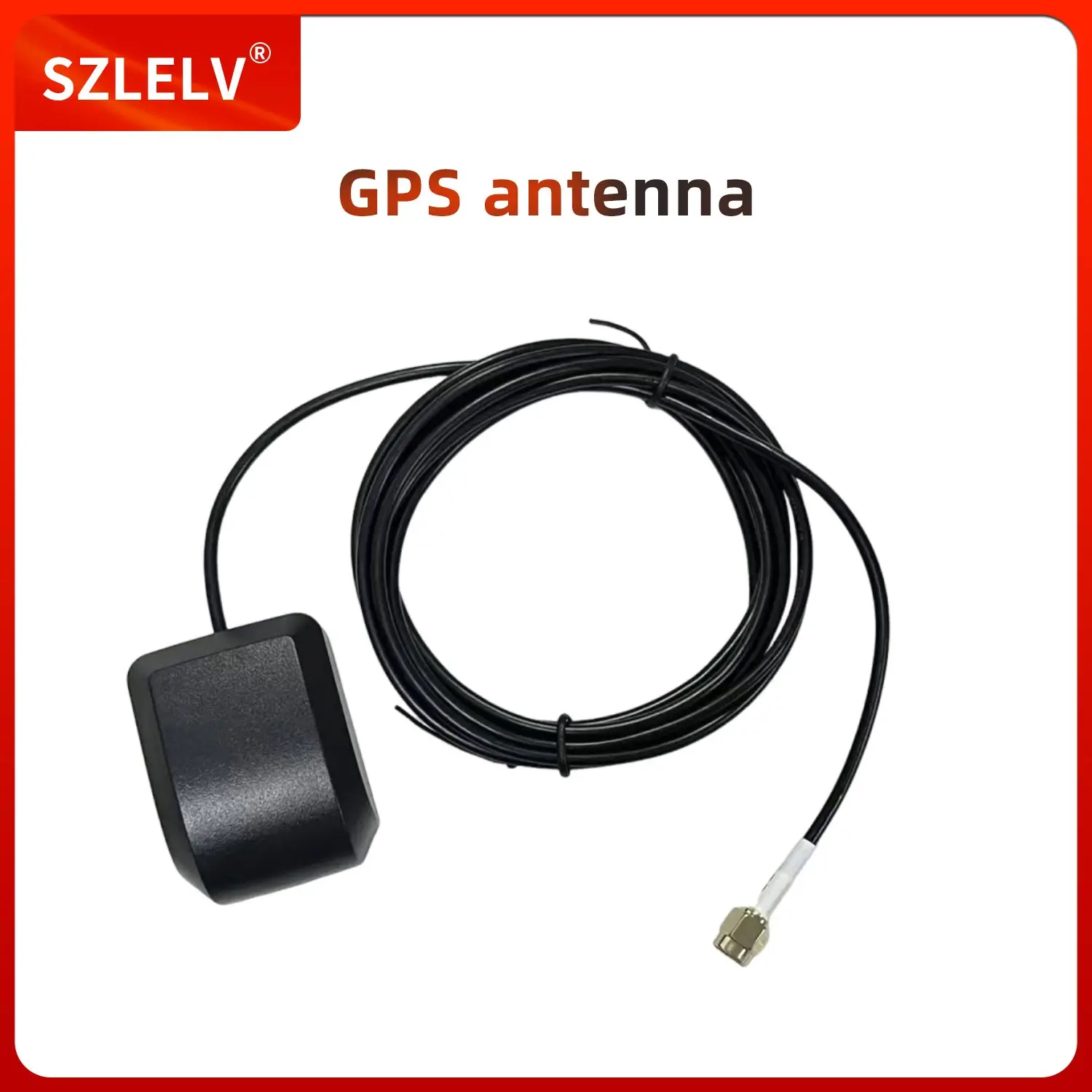 Car GPS Antenna Adapter SMA Male Plug for Car Radio Stereo GPS Receiver Navigation System Vehicle Navigation Host
