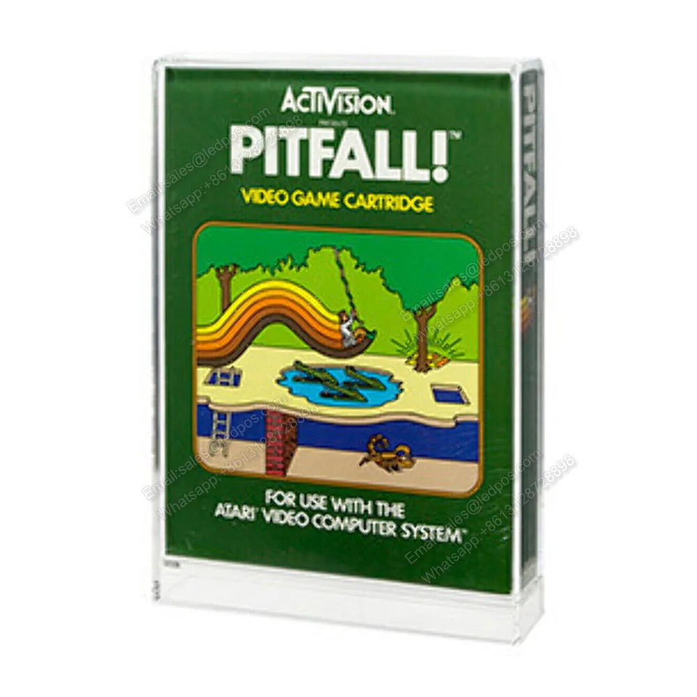Dustproof Plexiglass 2600 Boxed Video Game Cartridge Acrylic Display Case Protective Games Storage Protector Box for Atari2600