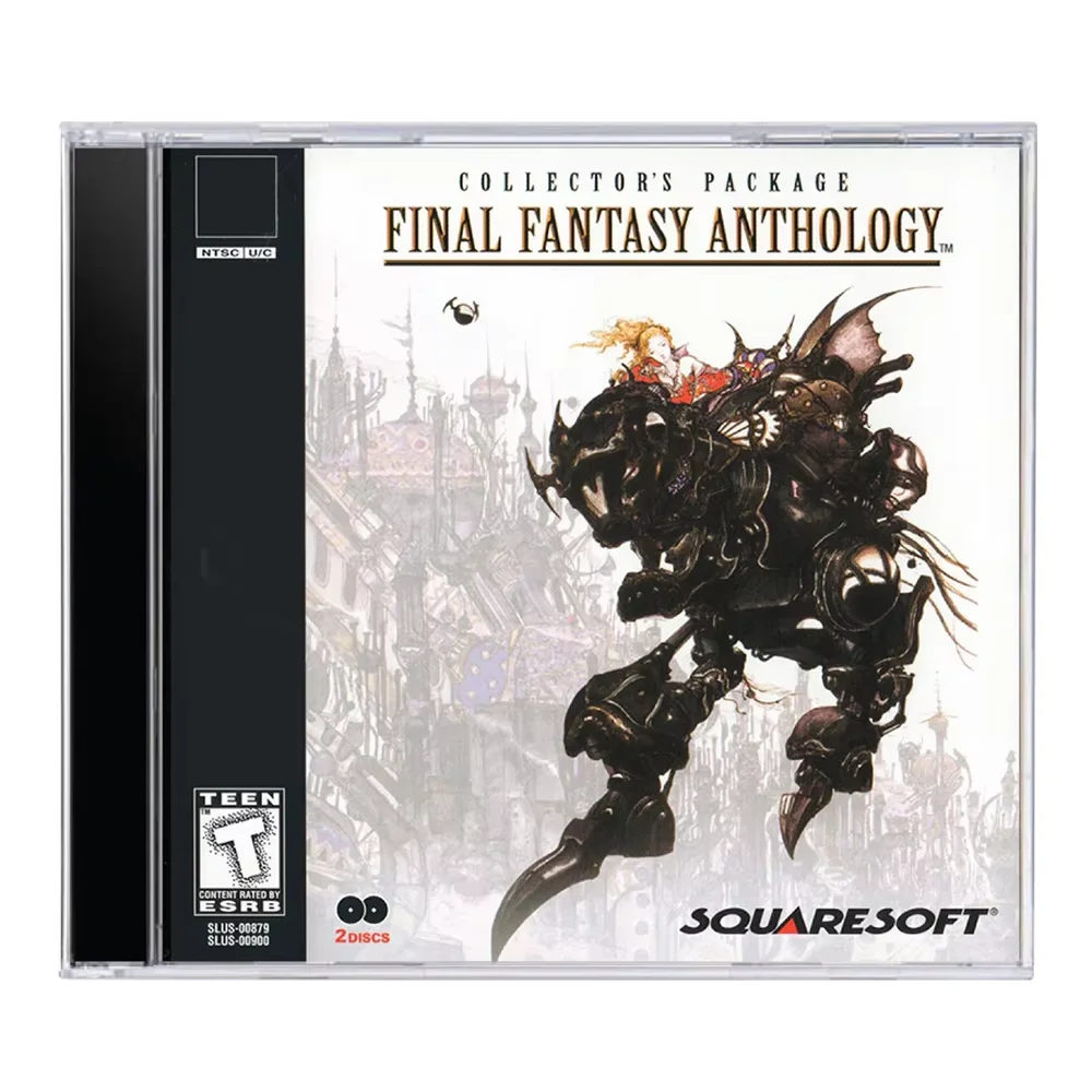PS1 Final Fantasy Anthology With Manual Disc Copy Game Unlock Console Station1 Retro Optical Driver Video Game Parts