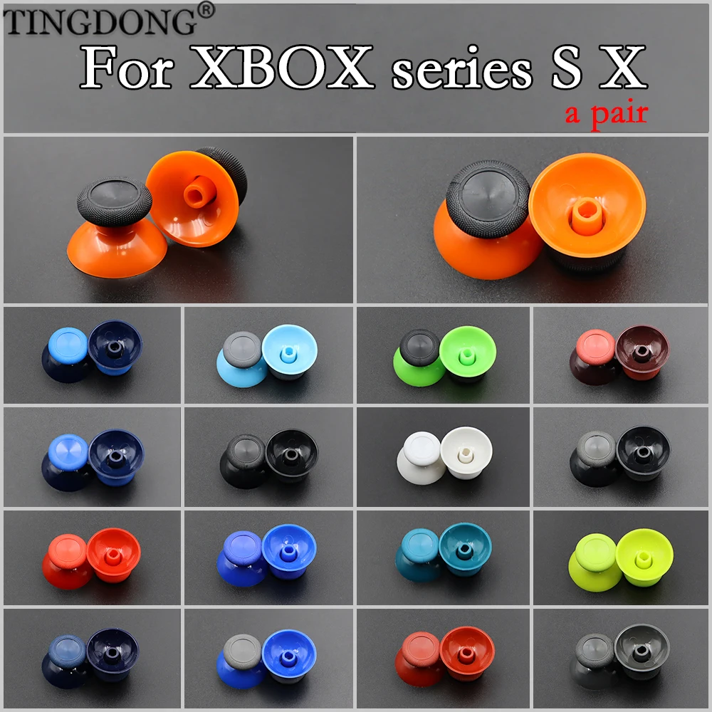 2PCS 3D Analog Thumbstick Caps for Xbox Series X/S And Xbox One S Controller Mushroom Shaped Joystick Cover