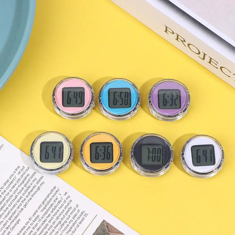 Car Electronic Clock Mini Decorative Watch, Mini Electronic Clock & Watch for Car