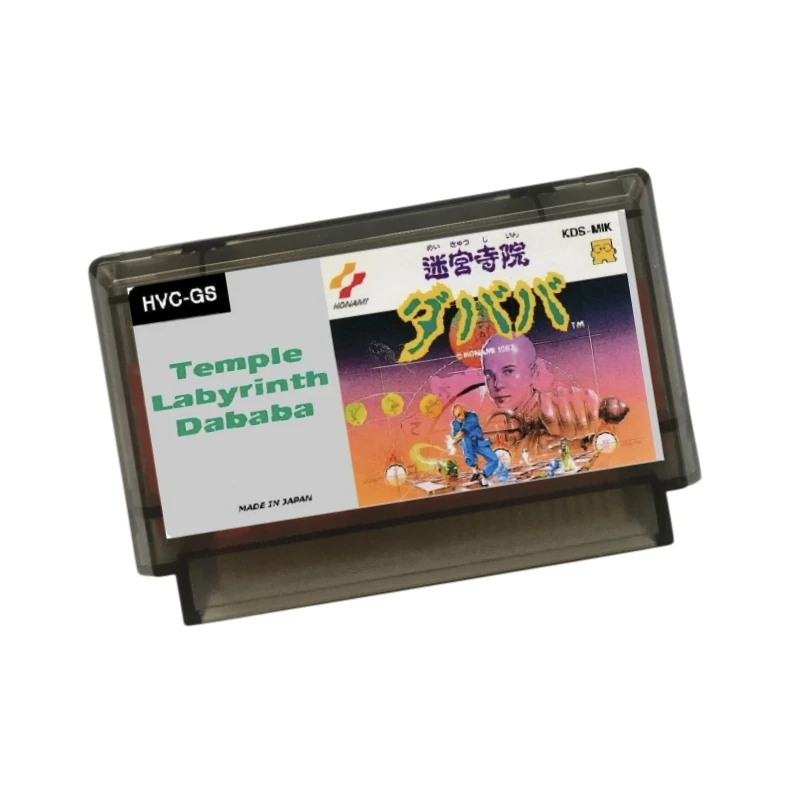 Temple Labyrinth Dababa ( FDS Emulated ) 60 Pins / 72Pins English Game Cartridge for FC / NES Console 8 Bit Video Game Card