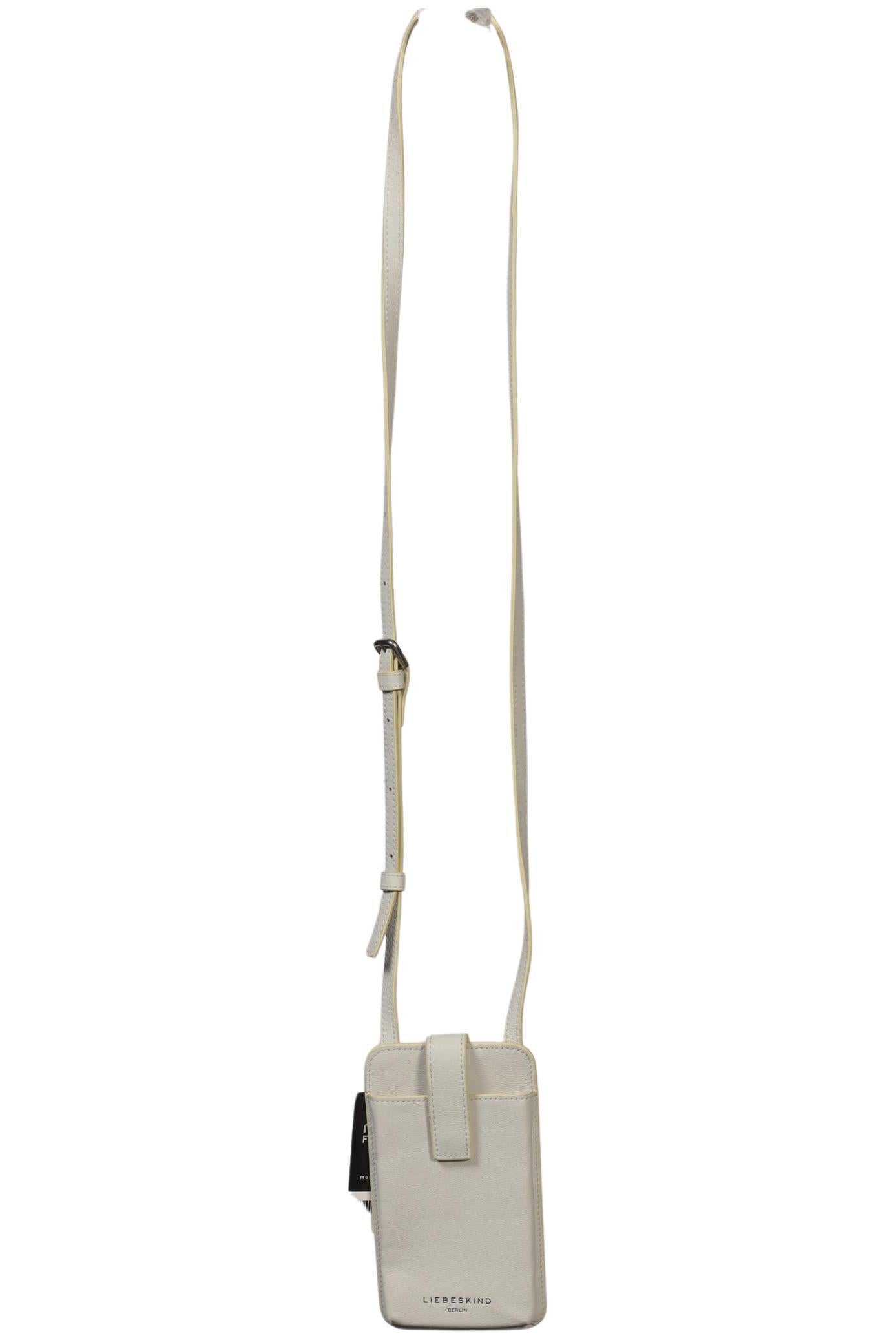 Liebeskind Berlin Damen Handtasche klein Leder, Gr. , Cremeweiß, Leder / kein / Etikett