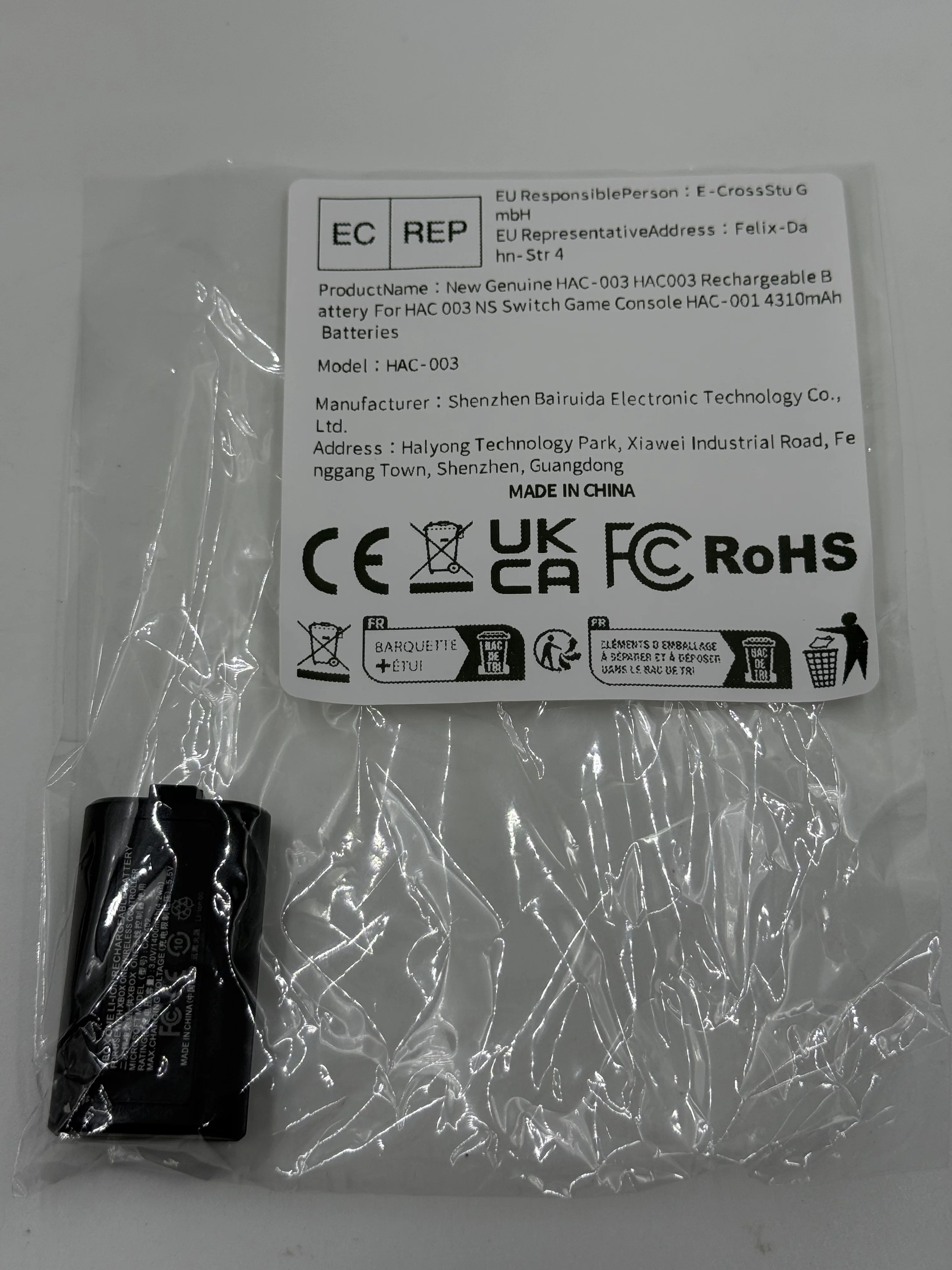 1400mAh Battery Suitable For Xbox Series Game Controller Consoles Rechargeable Battery For Xbox One/S/X/Elite Gamepad
