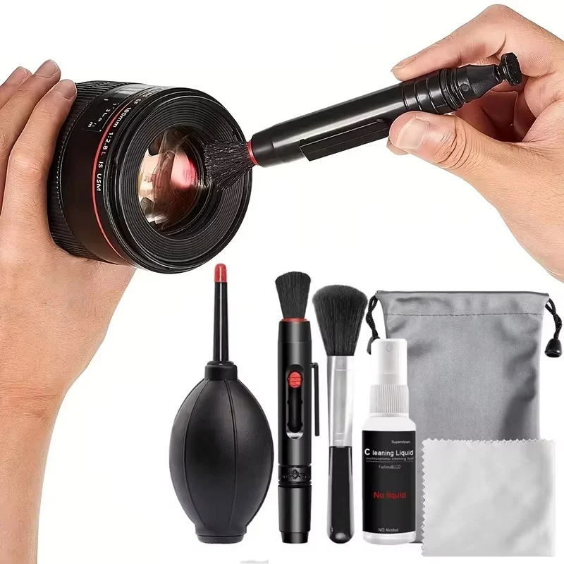 Kit de nettoyage pour appareil photo numérique sans miroir, kit de nettoyage de capteur pour appareil photo numérique, ensemble de nettoyage pour appareils photo reflex numériques SLR DV, pour objectifs Sony Fuji Nikon Canon