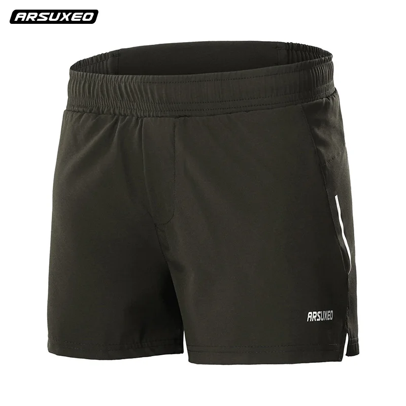 ARSUXEO short de course hommes salle de sport Fitness entraînement pantalons de sport entraînement en plein air Jogging multi-poches vêtements de sport séchage rapide Yoga B206