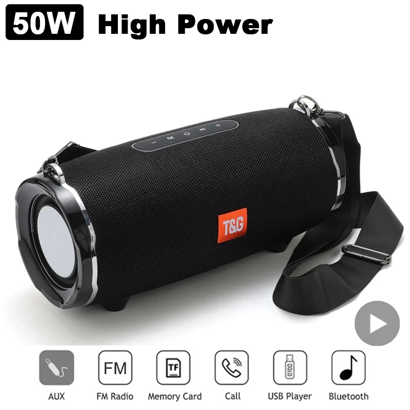 Puissante Radio Portable FM sans fil Caixa De Som Bluetooth haut-parleur boîte De son De musique Bluetooth pour caisson De basses haute puissance Bluetooth