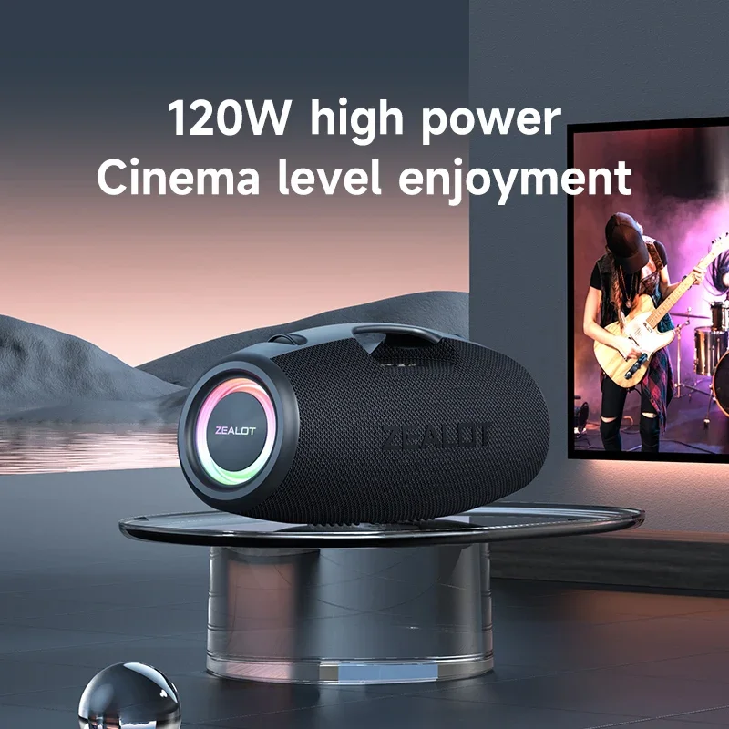 Enceinte Bluetooth portable S78 120W, enceinte de fête d