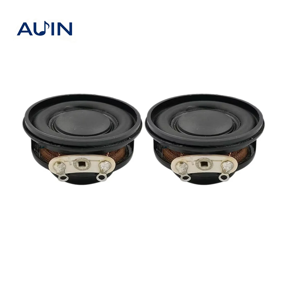 AUIN 2 pièces Mini Haut-parleur Audio 31MM 4 Ohm 3W Pleine Gamme Multimédia Portable Son DIY Haut-parleurs Bluetooth Woofer