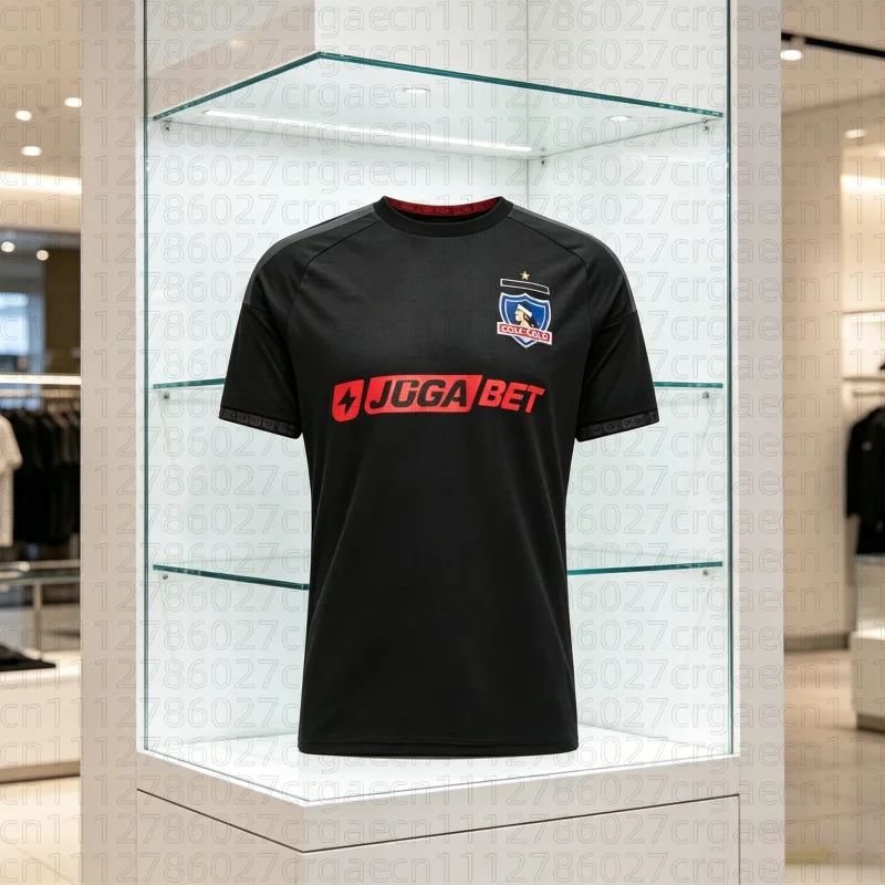 Maillot de football domicile Colo Colo 26, ensemble d'entraînement de compétition, T-shirt de sport d'été à séchage rapide pour homme, vêtements pour enfant, t-shirts pour toute la famille