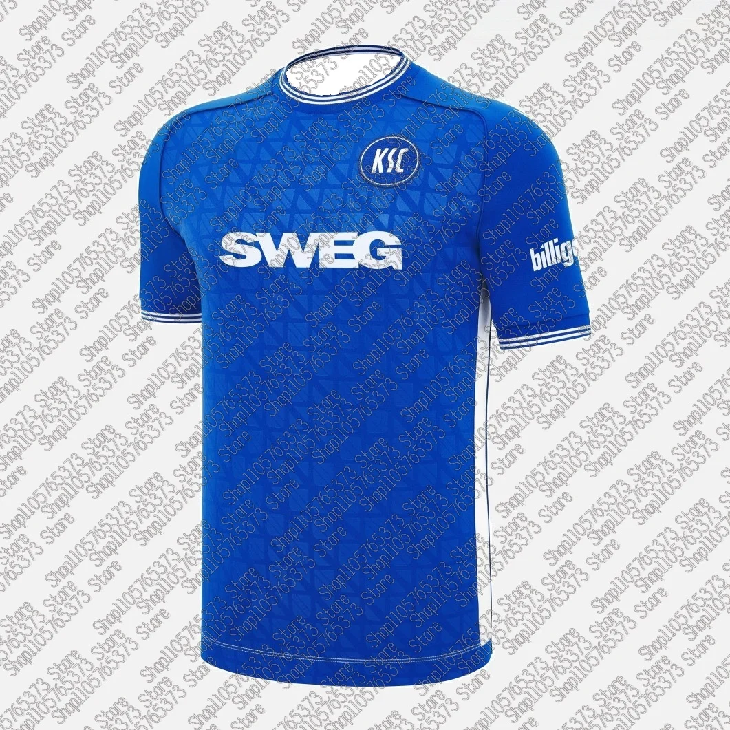 2026-27 Maillot de football respirant pour hommes, enfants et garçons, Allemagne, K-Karlsruher, maillot de sport pour adultes, domicile et entraînement masculin