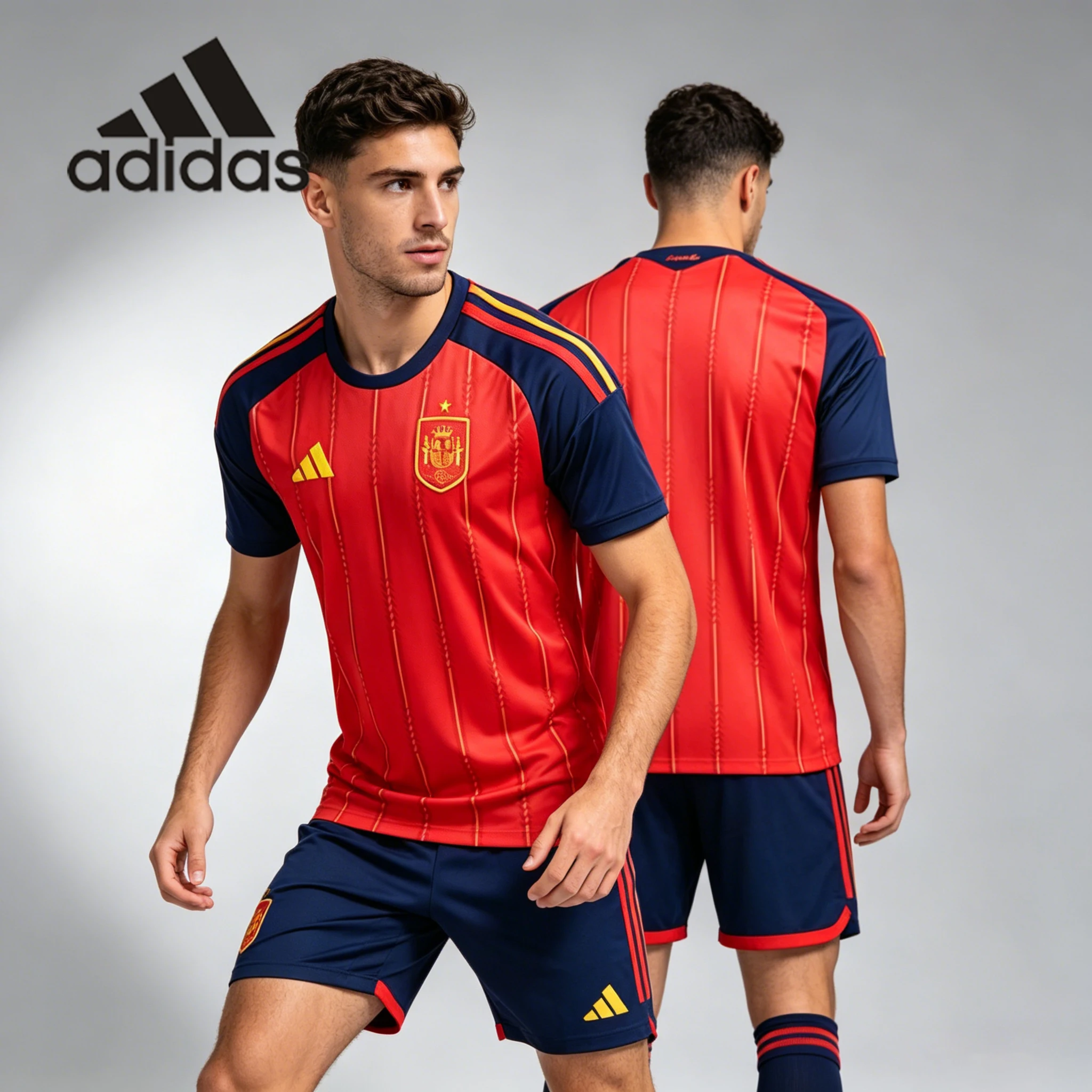 Maillot de football Adidas Coupe du Monde 2026 Brésil Équipe Nationale Version Fan Domicile Séchage Rapide Manches Courtes Unisexe JN4390
