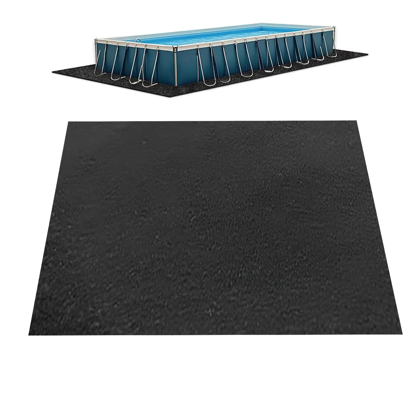 Tapis de protection pour piscine, tapis de sol carré épaissi pour piscine, bâche de protection pour fond de piscine, tapis de sol pour piscine hors sol
