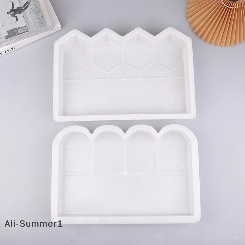 Moules en béton réutilisables pour clôture de jardin, moule en brique de jardin pour étang à poissons, décoration de jardin, Patio, DIY bricolage