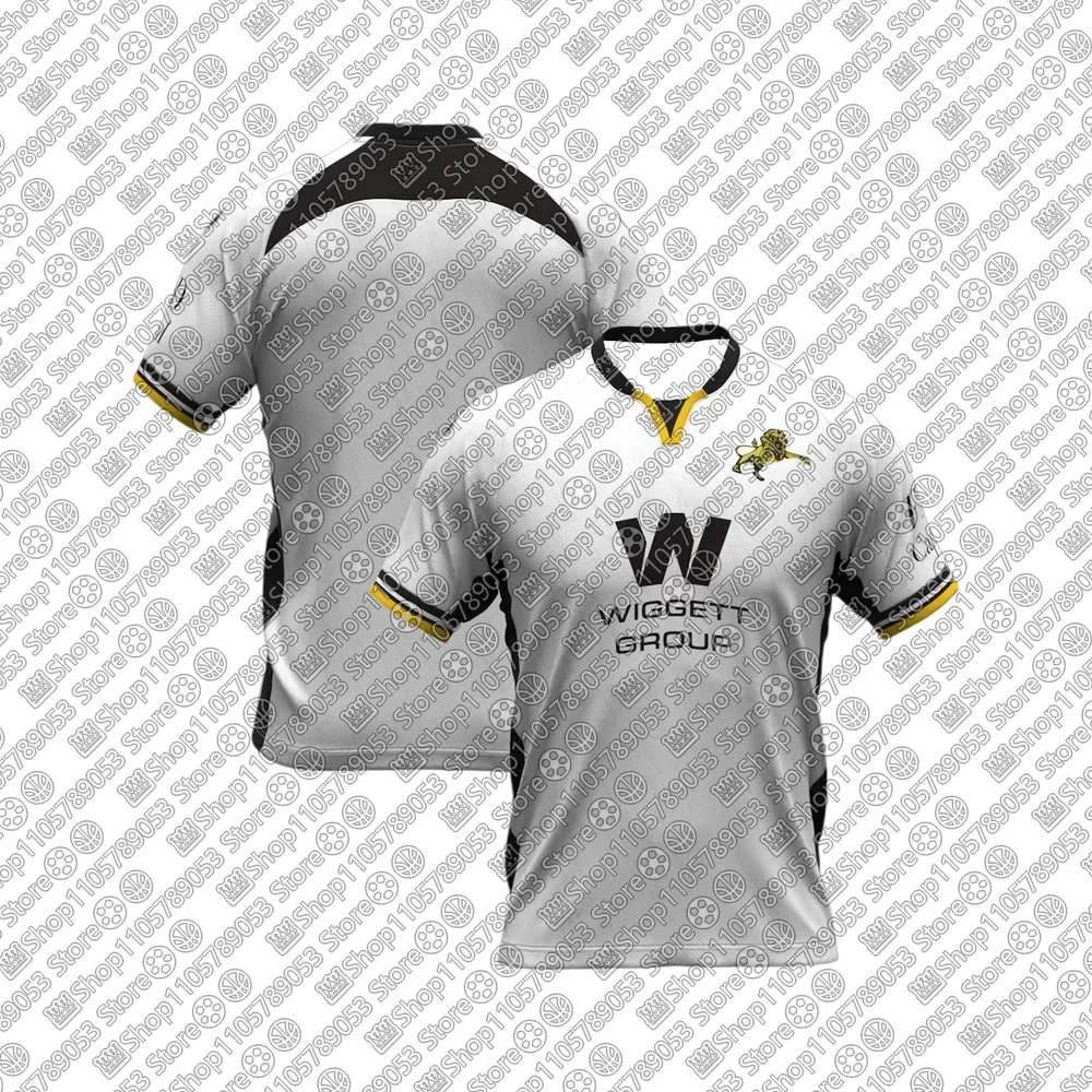 2026-27 Nouveau Maillot de Football Unisexe pour Hommes Angleterre, Respirant et à Séchage Rapide, pour Match et Entraînement, Maillot de Foot Adulte Millwall (Extérieur, Domicile, Troisième Tenue)