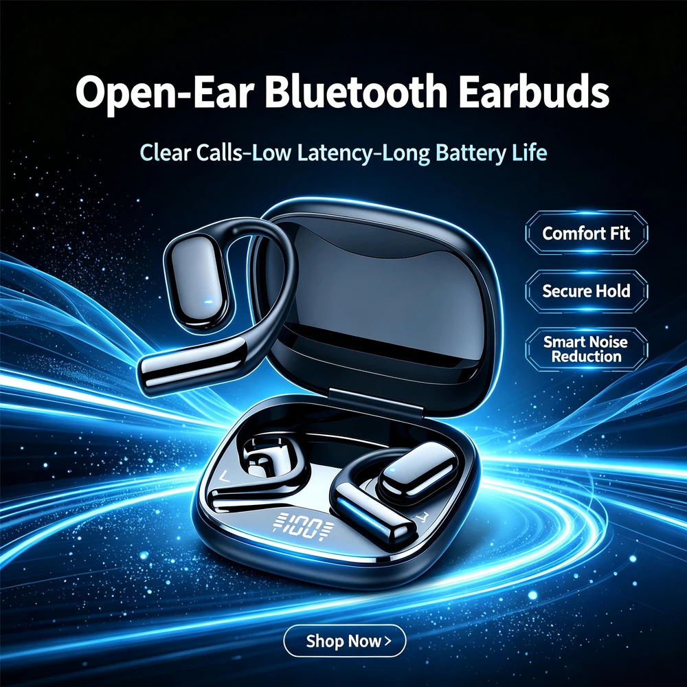 5.4 Bluetooth TWS sans fil Bluetooth écouteurs faible latence double Microphone ENC suppression du bruit tour d