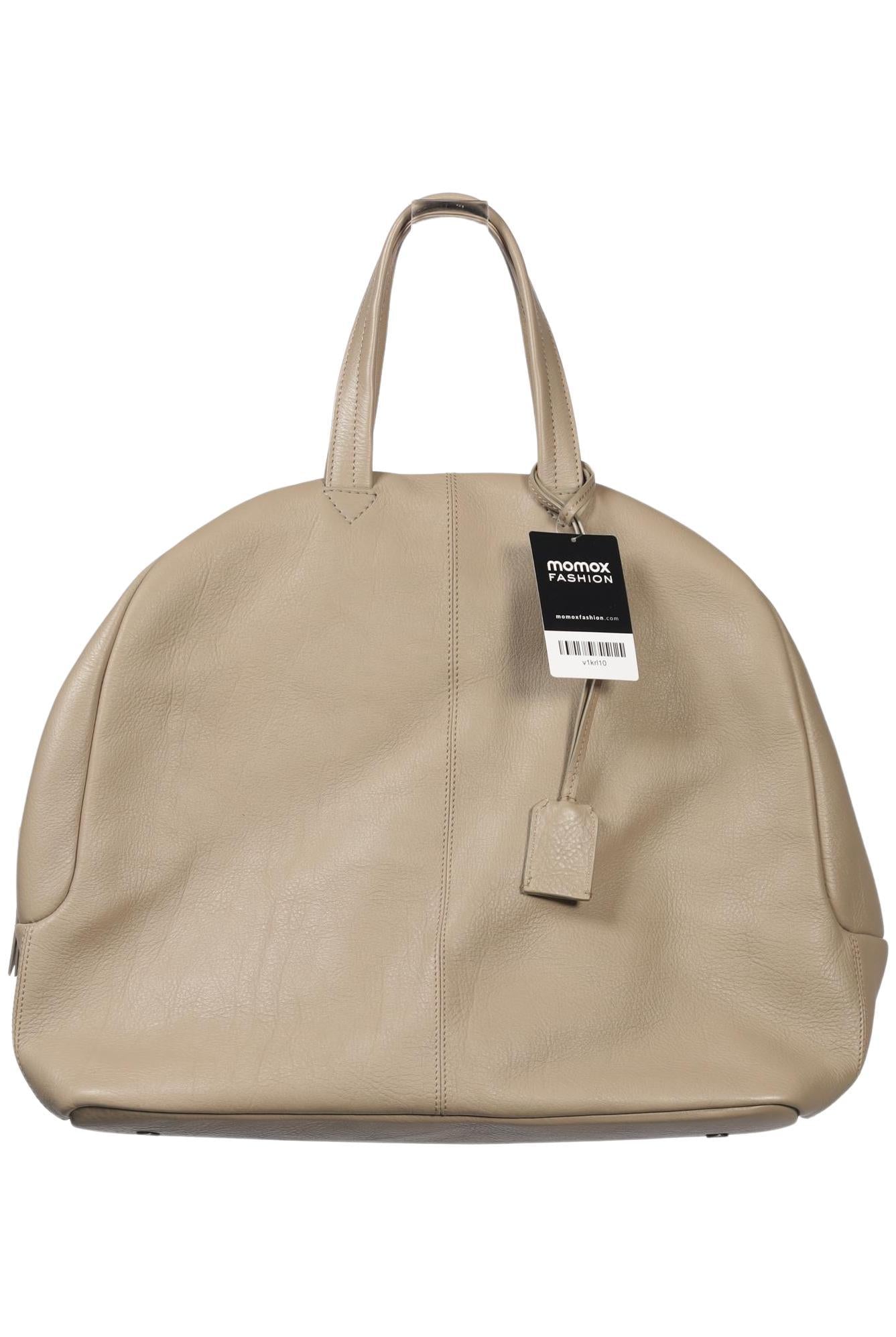 Marc O Polo Damen Handtasche gross Leder, Gr. , Beige, kein / Etikett / Leder
