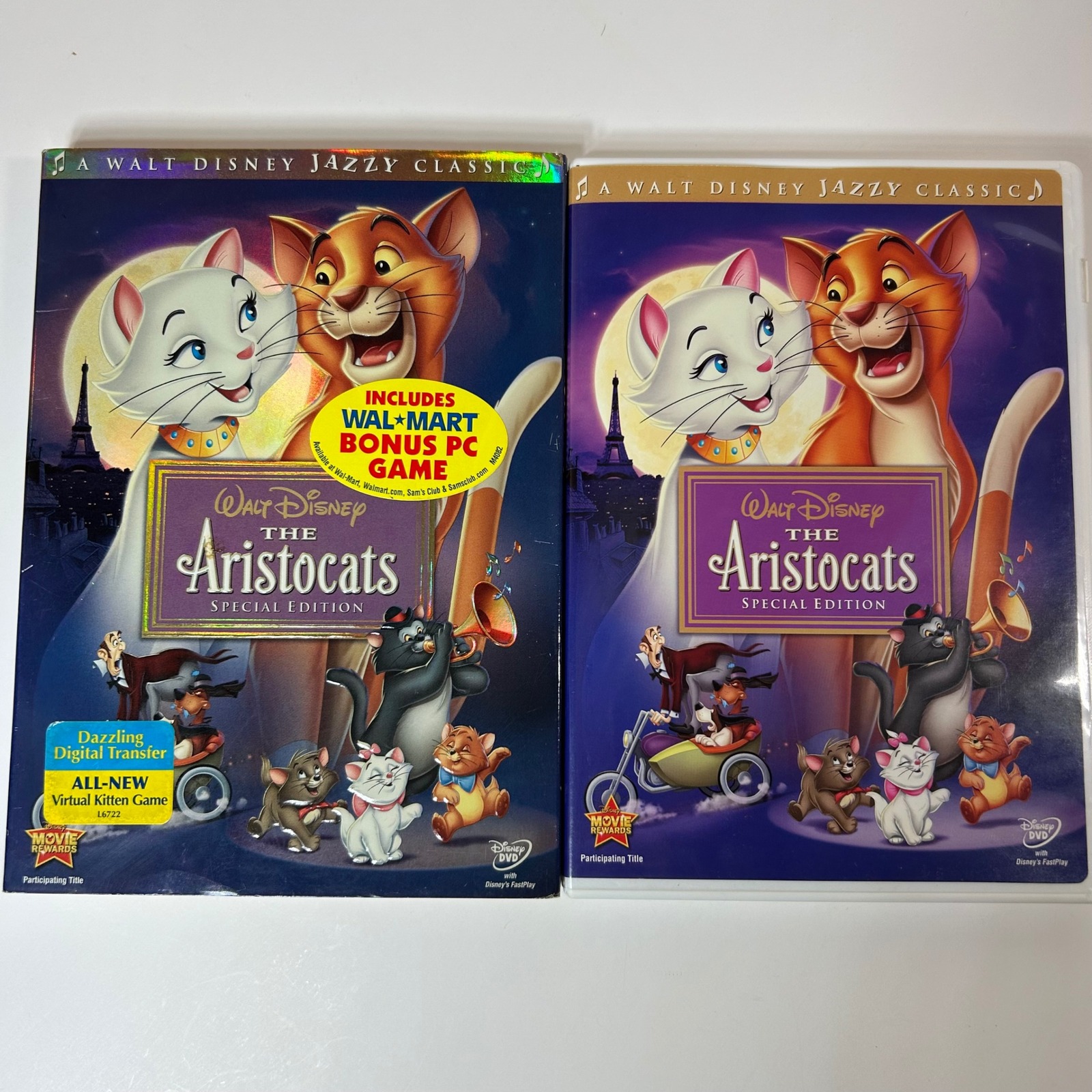 Disney Media | Disney The Aristocats Special Edition Dvd 2008 With Slipcover & Bonus Pc Game | Color: Purple | Size: Os