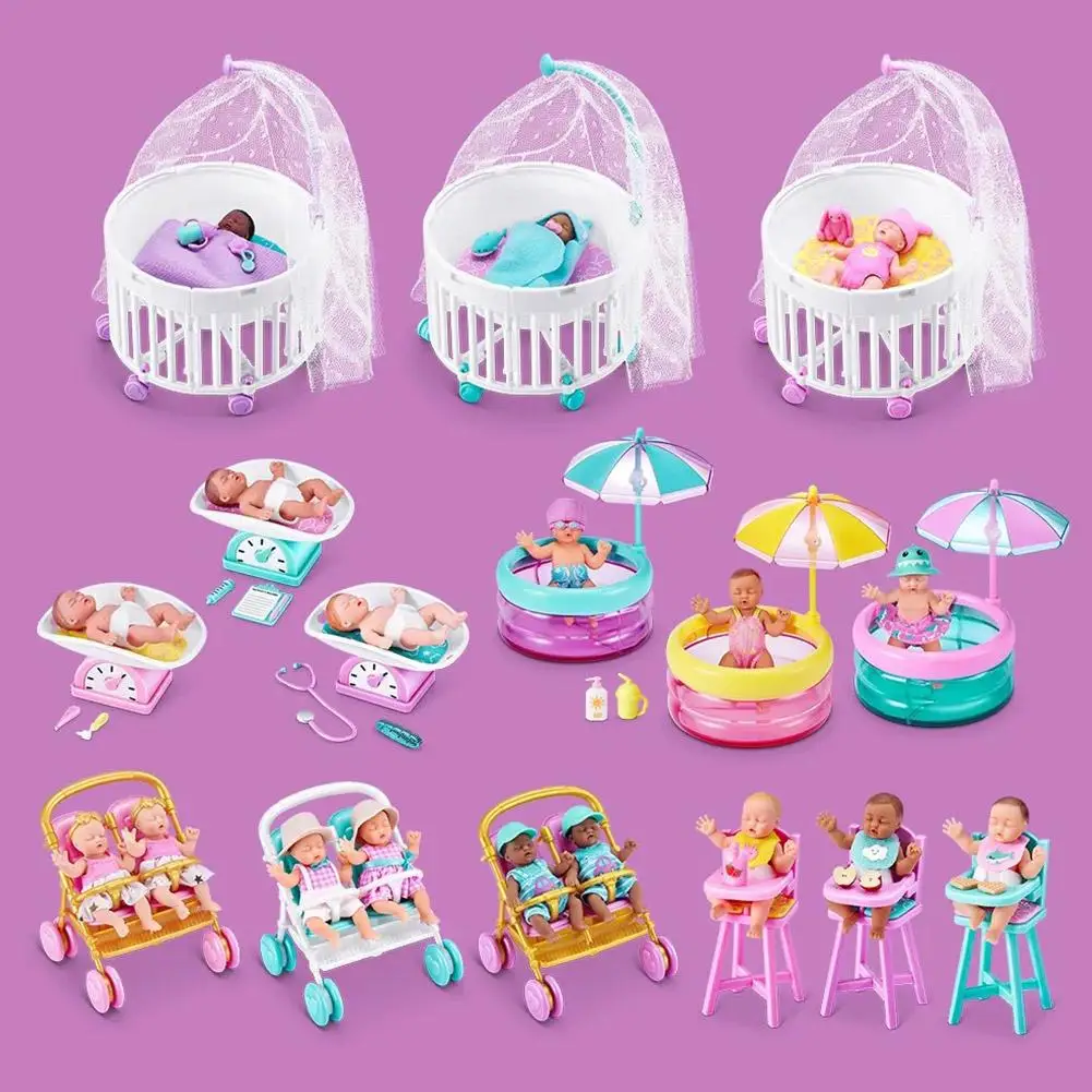 Meine Mini Baby Überraschungspuppe Zuru 2 Überraschung Mini Brands Spielzeug Niedliches Geschenk Miniatur-Spielzeug Mystery Blind Boxes Babyspielzeug