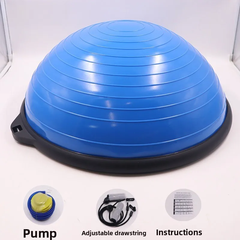 Bosu Ball Half Sphere Yoga Ball Balance Pilates Fitness Bosu Ball Fitness Hemisphere Home Exercise and Fitness Yoga Ball