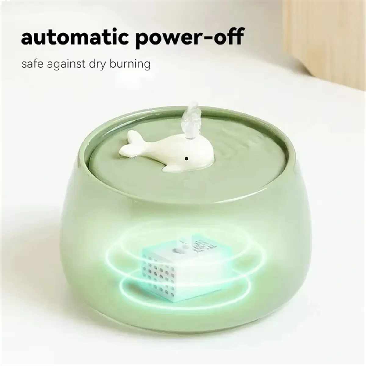 Keramik Katze Wasser Brunnen Filter Box Haustier Wasser Feeder Hunde Automatische Zirkulierende Filtration Filter Element