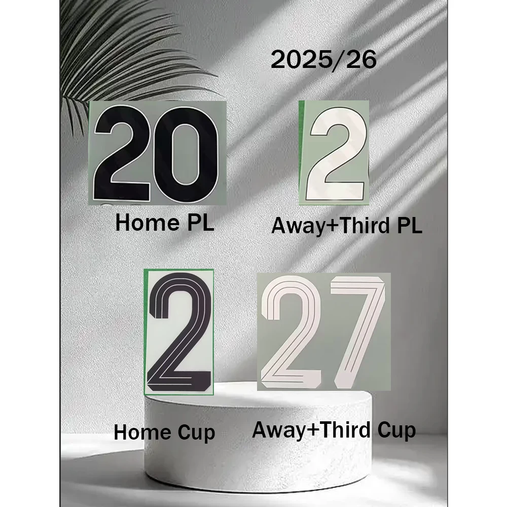 Maillots domicile et extérieur de la Coupe Ca3st1e 2025/26 avec nom et numéro WOLTEM27ADE, ensembles de noms thermocollants de qualité supérieure AAAA, ensemble de football 2026