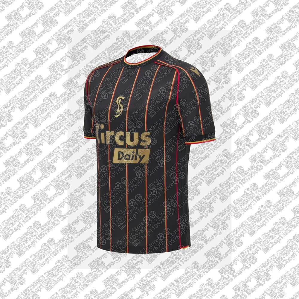 26-27 Hommes Enfants Garçons Maillot de football respirant à séchage rapide Haut léger Adulte Homme Maillot de football domicile S-Standard L-Liègei Sports Extérieur