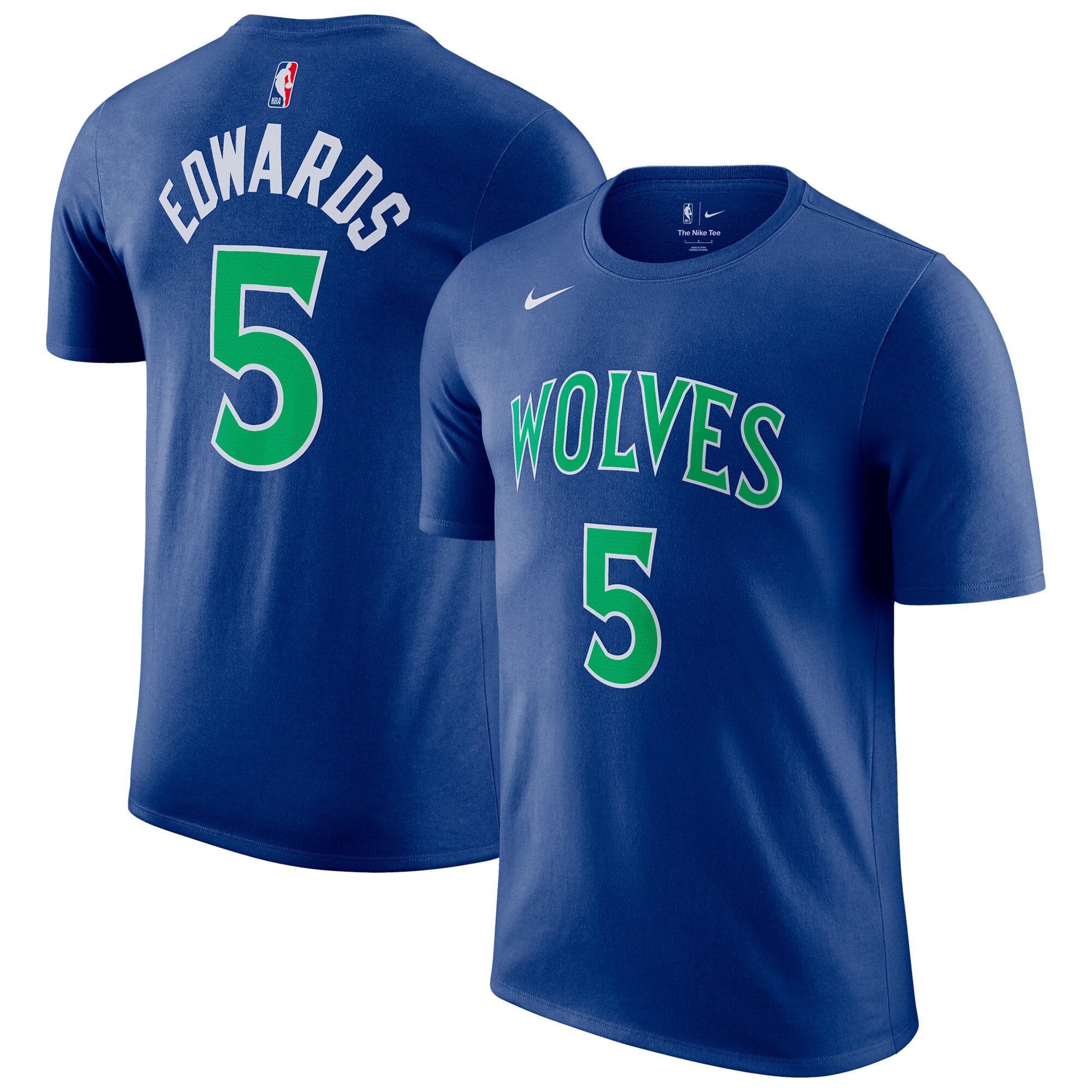 T-shirt Nike Icon Nom et Numéro Anthony Edwards Minnesota Timberwolves - Homme - Homme Taille: 3XL