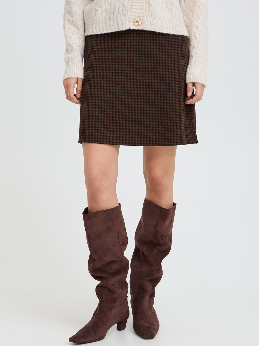 B.Young Casual BYROWAN Hohe Taille Damen braun, L