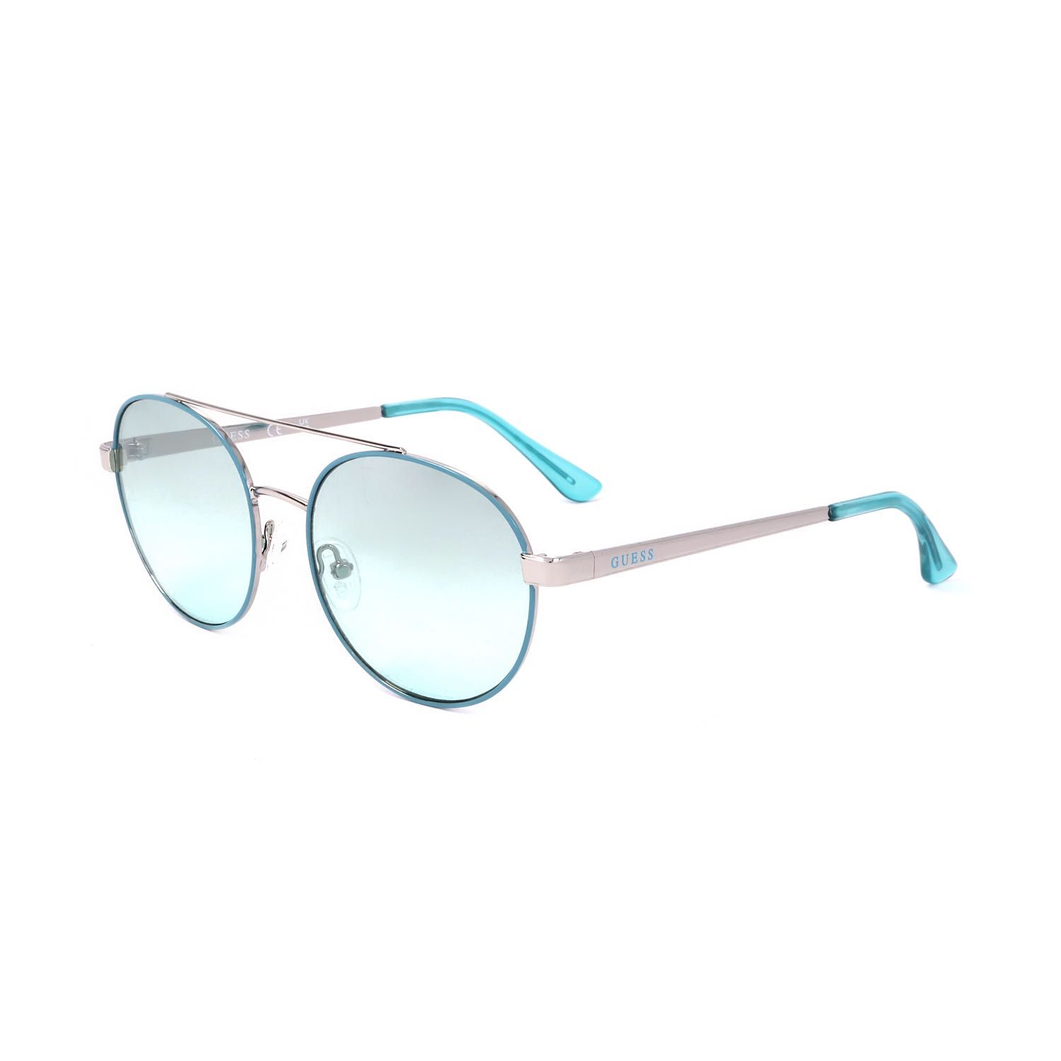 Guess Factory occhiali da sole donna GF0367 silver-coloured turquoise
