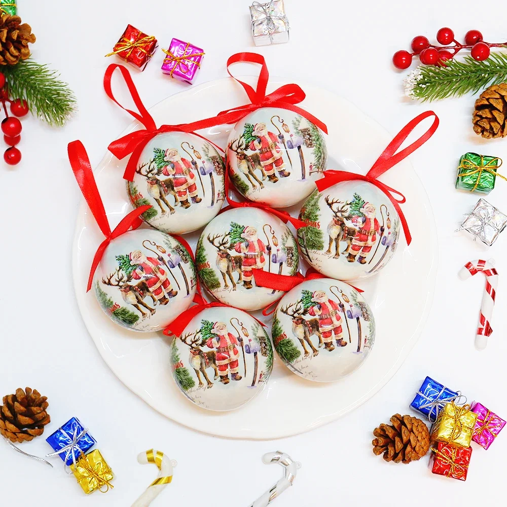 noël 2023 Grandes boules de noël de luxe, décoration de fête, boules d