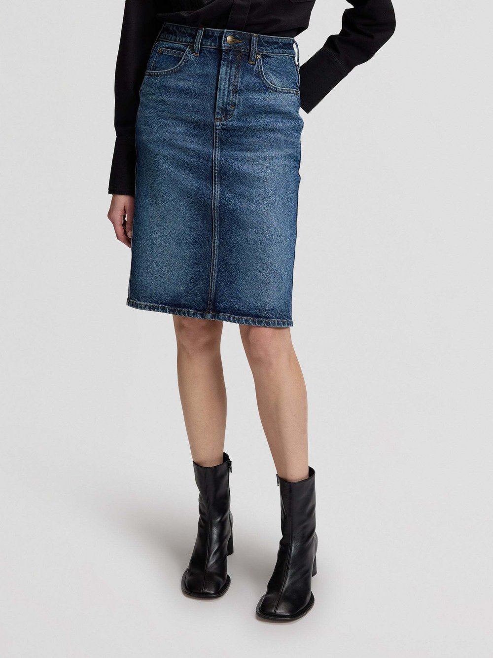 Lee Jeansrock Damen medium stone, 26
